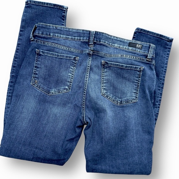 KUT Women’s Toothpick Skinny Medium Wash Stretchy Denim Jeans size 14 - Picture 4 of 16